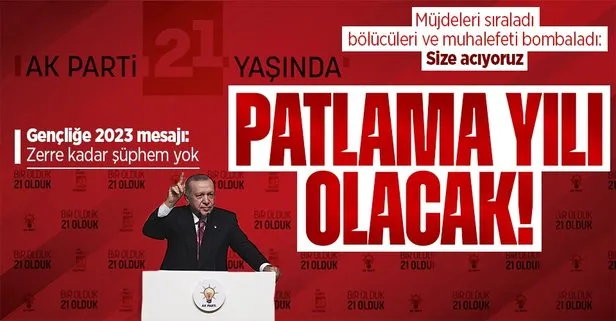 AK Parti 21. yılını kutladı! Başkan Erdoğan’dan 2023 mesajı: Seçimi kazanarak taçlandıracağız