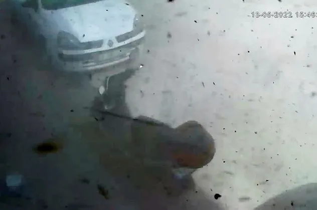Isparta'da hortum paniği: O anlar kamerada