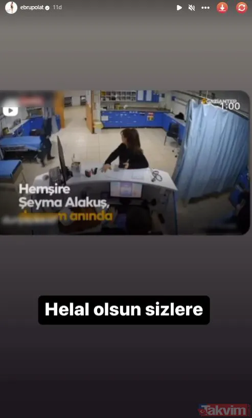 Şeyma hemşire deprem sırasında çocuk hastalara koştu! Duygulandıran anlar kameralara yansıdı! Ünlüler peş peşe paylaştı: Eda Ece, Zeynep Bastık... - 12
