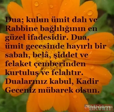 2019 Kadir Gecesi yeni mesajları - Kadir gecesi kutlama sözleri kısa - Kadir gecesi sözleri sayfamızda - 16