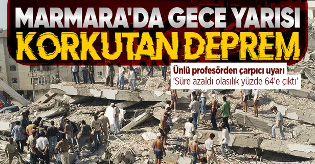 Marmara depremi | Prof. Dr. Naci Görür uyardı: Marmara Denizi'nde büyük İstanbul depreminin beklendiği fayda gece 3,1 büyüklüğünde deprem oldu
