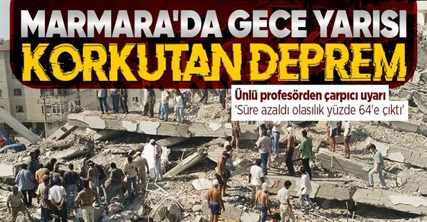 Marmara depremi | Prof. Dr. Naci Görür uyardı: Marmara Denizi’nde büyük İstanbul depreminin beklendiği fayda gece 3,1 büyüklüğünde deprem oldu