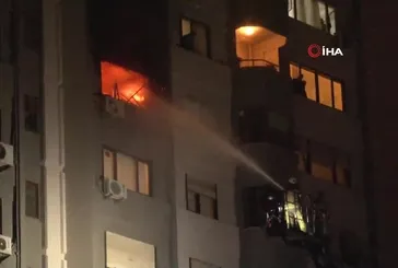 Bakırköy’de 15 katlı binada korkutan yangın