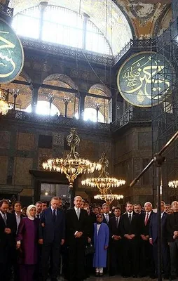 Ayasofya'da Kur'an-ı Kerim tilaveti