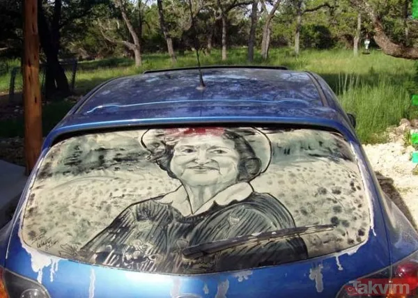 Kirli arabalardan sanat eserleri ortaya çıkarıyor - 34