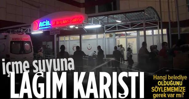 CHP'li Esenyurt Belediyesi vatandaşı hastanelik etti! Lağım suyu içme suyuna karıştı hastaneler doldu taştı!