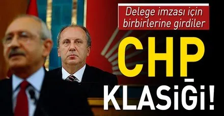 CHP'de yönetim ve muhalefet delege imzası için birbirine girdi