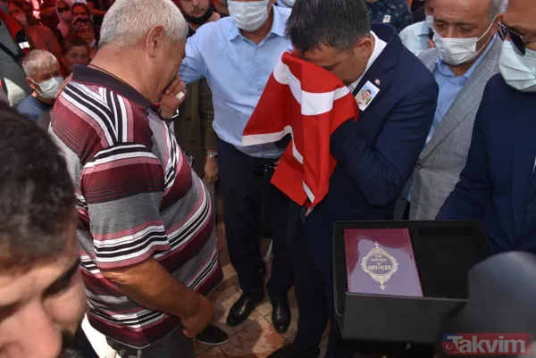 SON DAKİKA: Muğla Marmaris'teki orman yangınında şehit olan Görkem Hasdemir son yolculuğuna uğurlandı - 8