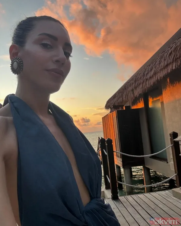 Sinem Kobal’dan kış ortasında mayolu paylaşım! Havuz keyfine ilk yorum anne Nuray Kobal’dan... - 3