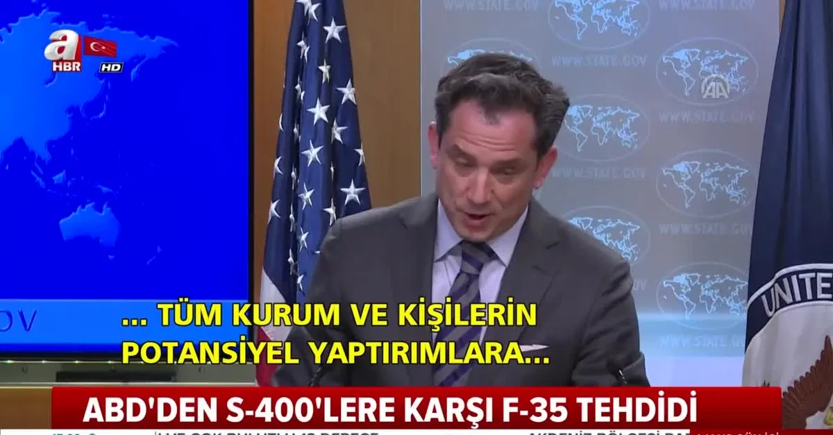 ABD'den Türkiye'ye S400'e karşı F-35 tehdidi