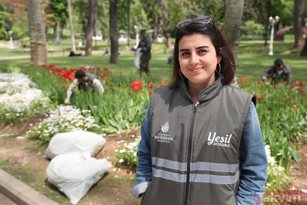 İstanbul Gülhane Parkı 10 katı ziyaretçi ağırladı! Laleler talan edildi - 5
