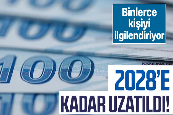 Binlerce kişiyi ilgilendiriyor! Vergi istisnası 2028’e uzatıldı!-1
