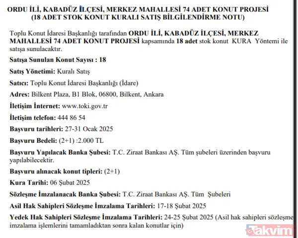 TOKİ’den 446 bin TL’si olana 2+1 ev fırsatı - 2