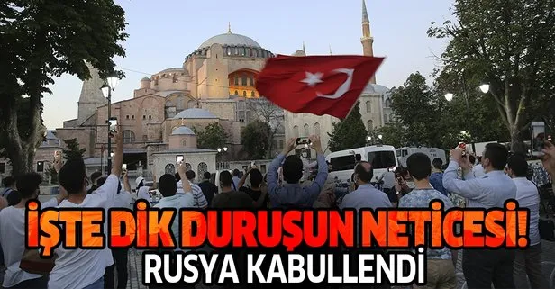 Son dakika: Rusya’dan Ayasofya açıklaması: Türkiye’nin kendi içişleri meselesi