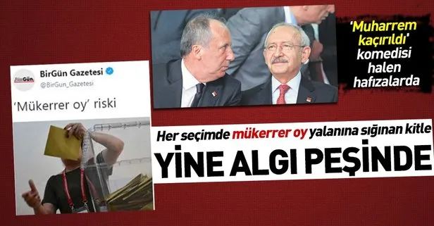 Seçim öncesi yeni algı operasyonu!