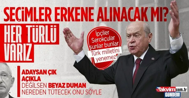MHP Genel Başkanı Devlet Bahçeli’den flaş ’erken seçim’ açıklaması: Biz ikisine de hazırız
