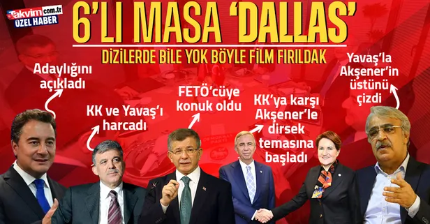 6'lı masada işler karışık! Ali Babacan, Abdullah Gül, Kemal Kılıçdaroğlu, Mansur Yavaş, Meral Akşener... Hepsi birbirinin kuyusunu kazıyor