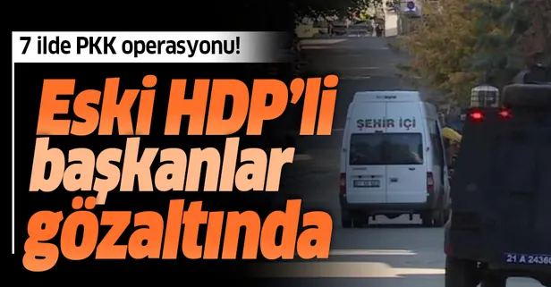 Eski HDP'li başkanlar gözaltında