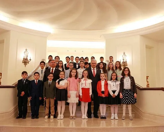 Çocuklar Çankaya Köşkü’nde