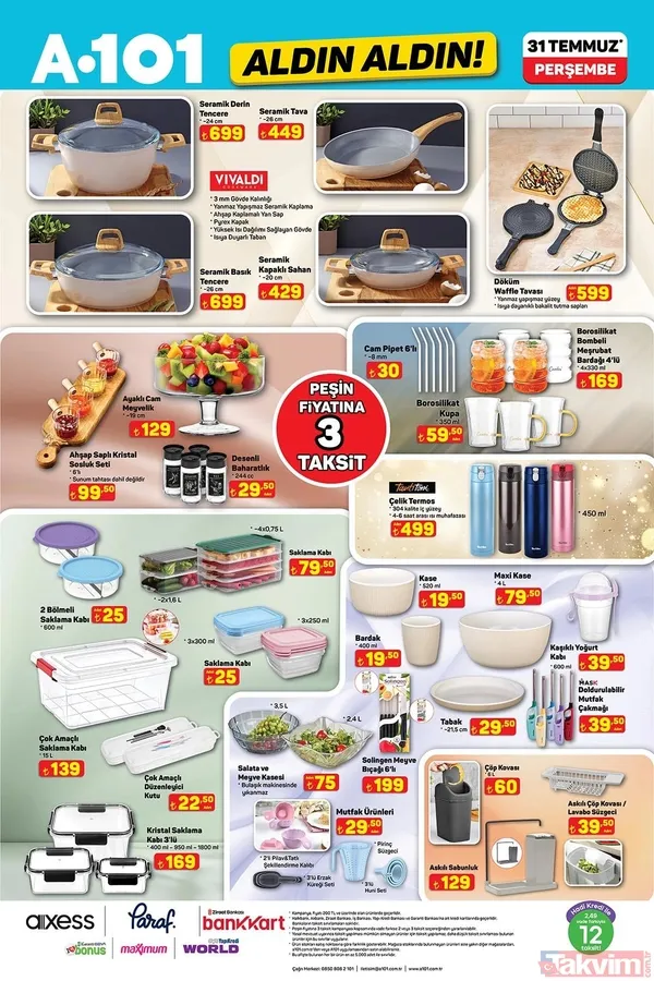 A101 7 Ağustos Perşembe kataloğu açıklandı! Bu hafta neler var? İşte tam ürün listesi ve fiyatlar - 5