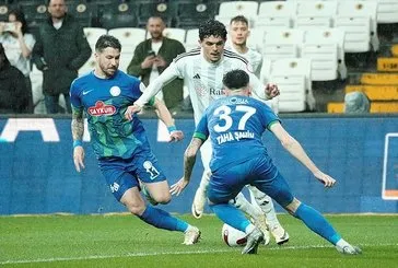 Beşiktaş evinde Çaykur Rizespor’u son dakikada attığı golle 3-2 mağlup etti! İşte maçta yaşananlar...