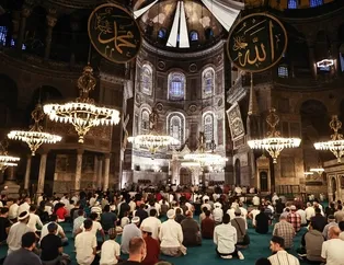 Başkan Erdoğan'dan Ayasofya paylaşımı: Ezanların, salavatların, hatmi şeriflerin sesleri kıyamete kadar eksik olmayacak