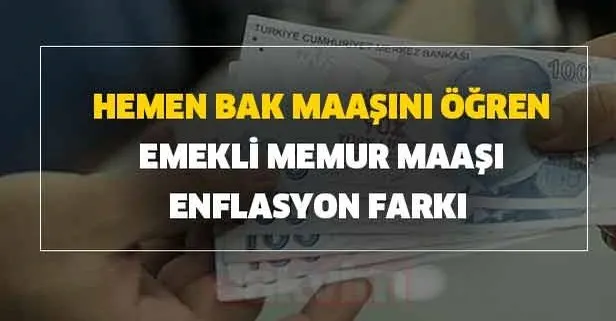 Memur ve emeklilerin Temmuz 2020 maaş zammı için kritik açıklama geldi! 0.4 enflasyon farkıyla...