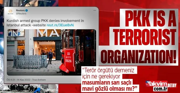 İngiliz Reuters’tan terör örgütü PKK’yı aklama girişimi! Rezil ifadeler...