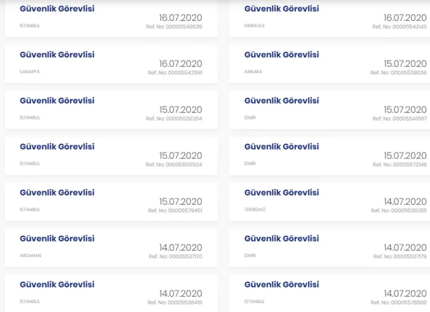 13 Temmuz İŞKUR başvuru iş ilanları: Şoför, Güvenlik Görevlisi, Çağrı Merkezi Personeli alınacak-3