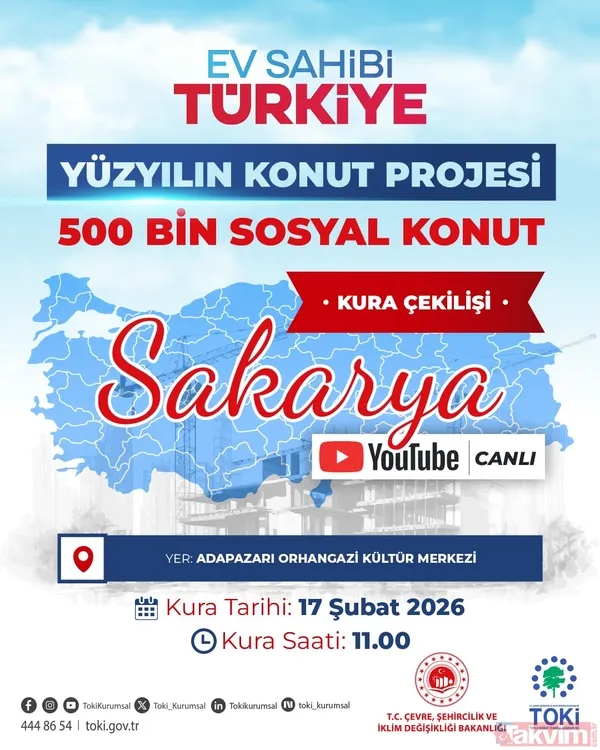 Sakarya ve Konya’da TOKİ kura günü: 21.833 konutun hak sahibi belli oluyor - 2