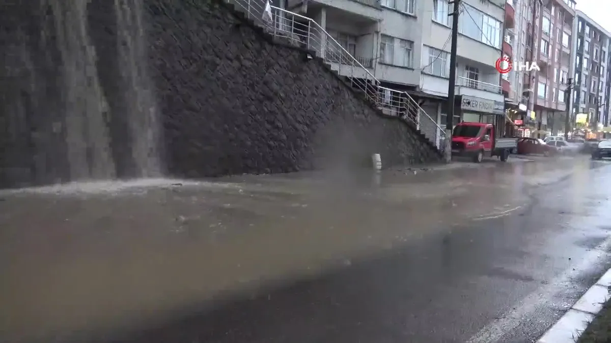 Giresun'u sağanak vurdu!
