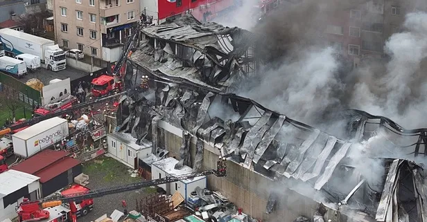 Ataşehir’de iş yerinde çıkan yangın kontrol altına alındı
