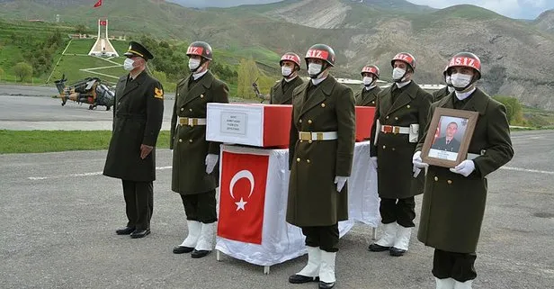 Şehit Piyade Uzman Çavuş Ahmet Asan için Hakkari’de tören düzenlendi