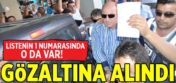 Ali Fuat Yılmazer gözaltına alındı