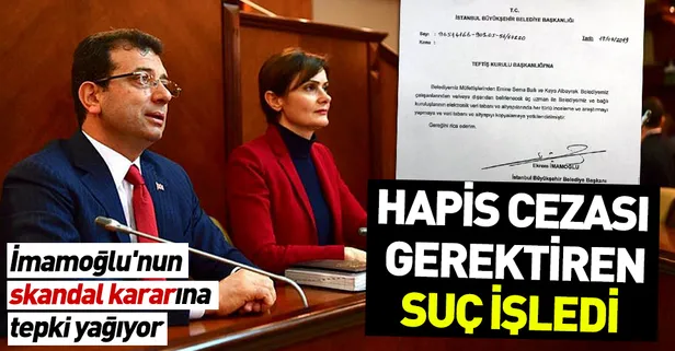 Ekrem İmamoğlu'nun skandal talimatına AK Parti'den sert tepki: Hapis cezası gerektiren suç işledi
