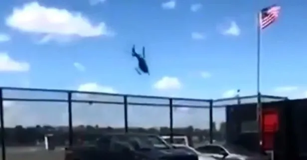 Helikopter nehre düştü!