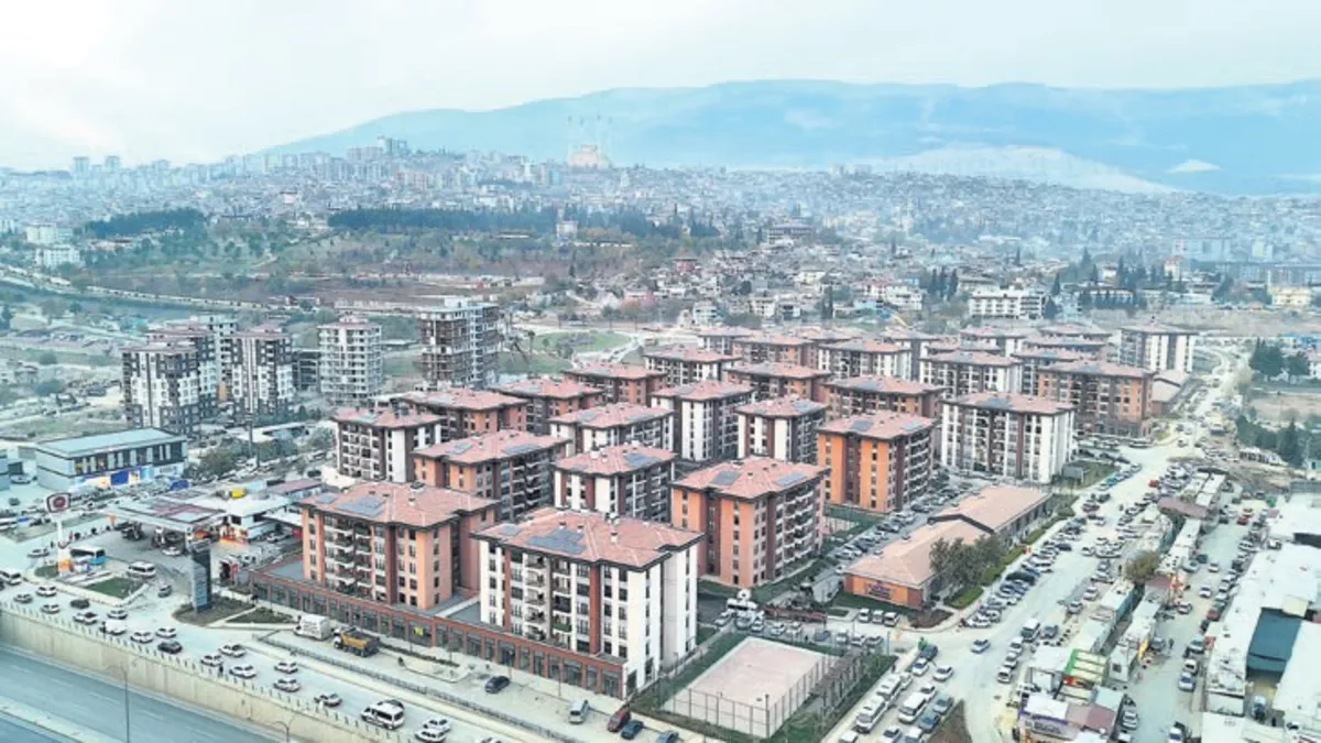 Kahramanmaraş’ta yıkılan Ebrar Sitesi yerine Anka Toplu Konutları inşa edildi!