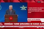 Başkan Erdoğan’dan 4. Tarım Orman Şurası Sonuç Bildirgesi Programı’nda önemli açıklamalar