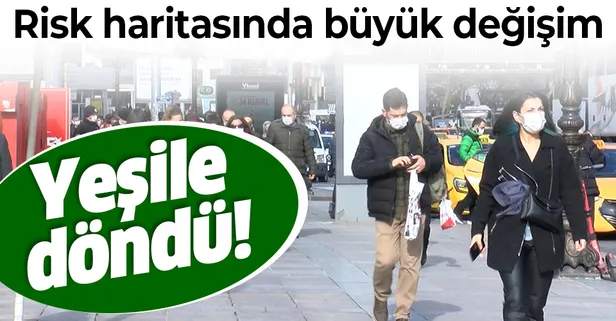 SON DAKİKA: Kısıtlamalar sonrası Ankara'da Kovid-19 risk haritası yeşile döndü