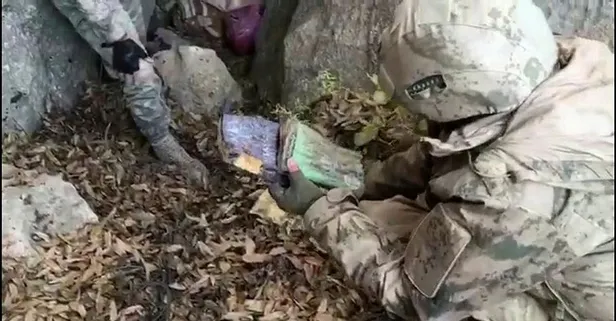 Siirt’te PKK’lı teröristlere ait mühimmat ve yaşam malzemesi ele geçirildi