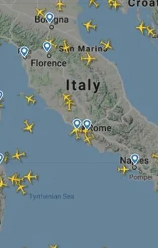 İtalya'da koronavirüs krizi derinleşiyor! Uçak trafiğinde büyük düşüş