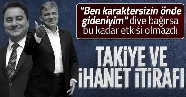 Abdullah Gül ve Ali Babacan'ın ihanetinde yeni perde! Şok itiraf bu kez Gelecek Partisi'nden geldi!-7