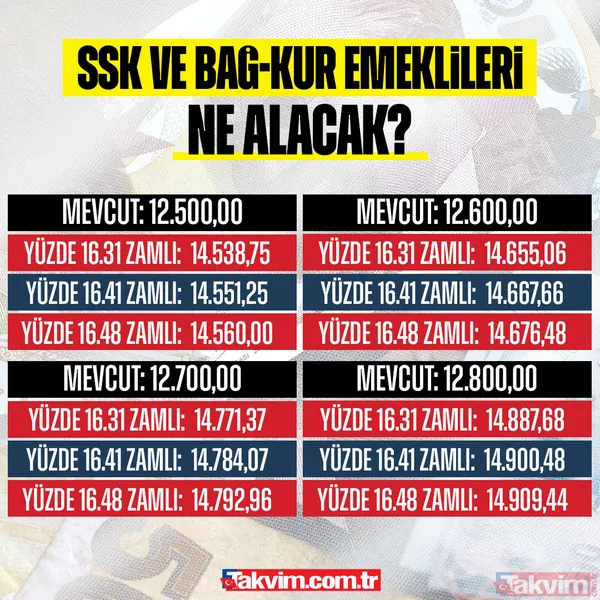 EMEKLİYE % 16 ZAM SENARYOSU! SSK ve Bağ-Kurlunun Ocak’ta aylıkları ne kadar olacak? İşte tahminler ve hesaplamalar - 10