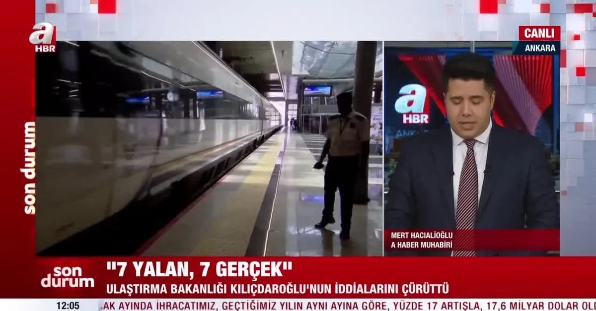 7 yalana - 7 gerçekli cevap! Ulaştırma ve Altyapı Bakanlığından Kemal Kılıçdaroğlu'nun "YHT ihalesi" yalanına yanıt