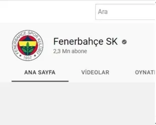 Fenerbahçe’nin YouTube hesabı çalındı!