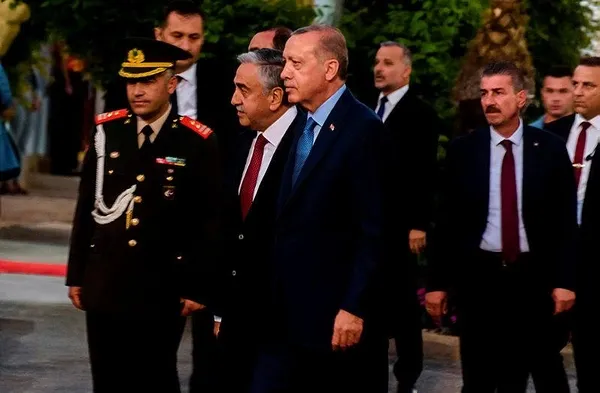 Başkan Erdoğan KKTC'de konuştu: "Kıbrıs bizim milli davamızdır"-1