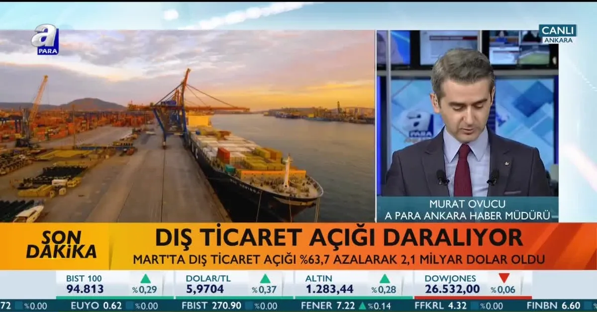 Dış ticaret açığı azalıyor!