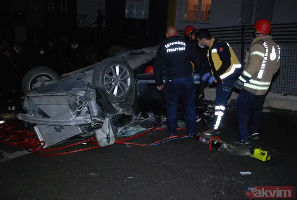 Anne ve kızı devrilen otomobilde sıkıştı! Zamanla yarış... - 4