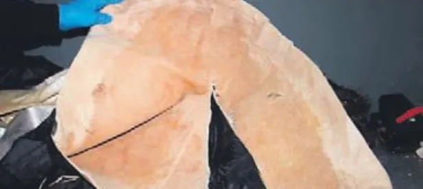 10 kilo uyuşturucuyu keçeye emdirmişler