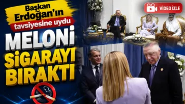 Meloni sigarayı bıraktı